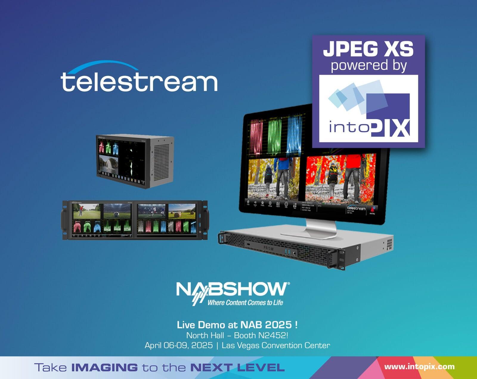 Telestream Integrates intoPIX’s JPEG XS Technology into PRISM for Advanced IP Video Monitoring